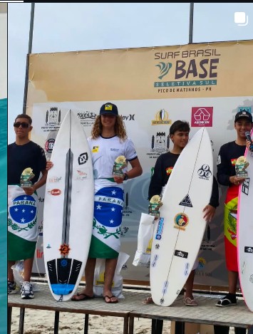 Pódio do Surf Brasil Base Seletivas Sul