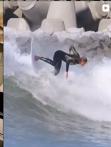 Manobra aérea no surf